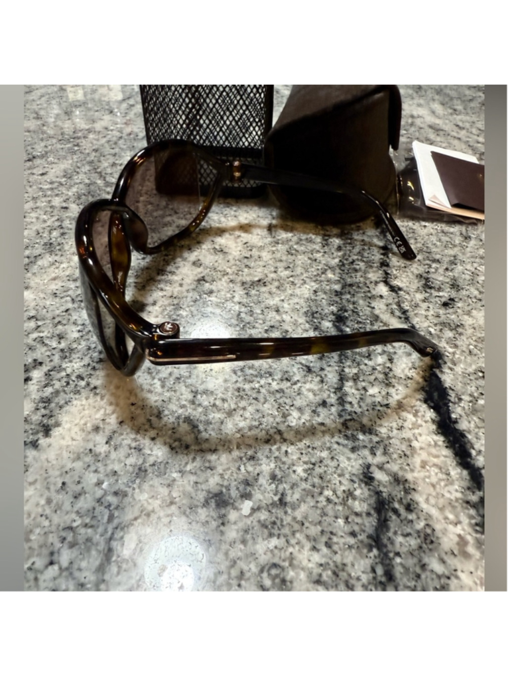 Tom Ford TF 1069 Brown Sunglasses - Picture 7 of 9